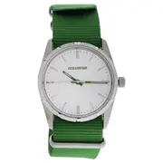 ZVF212 Fusion - Silver/Green Nylon Strap Watch by Zadig & Voltaire for Unisex - 1 Pc Watch