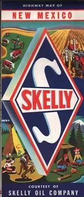 1961 Skelly Road Map: New Mexico NOS