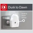 Arlec n Shaped Dusk to Dawn Night Light Plug-In White LED Auto Sensor Indoor
