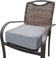 COMFORTANZA Chair Seat Cushion - 16x16x5 Memory Foam Square Thick Non-Slip Pads