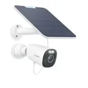 Reolink Argus Eco Ultra 4K WiFi Wireless Security Camera Spotlight Solar Panel