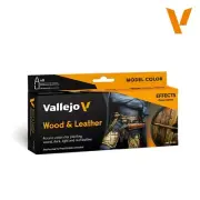 Wood & Leather by Angel Giraldez 8 colors set 70182 VALLEJO