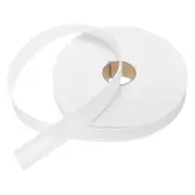 1 Inch Single Fold Bias Tape Polyester for Sewing(White 50 Yards)