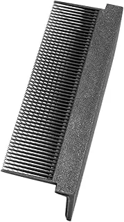 Baluue 2pcs Straightening Comb Iron Comb for Hair Straightener Flat Iron Brush Straightening Brush Black Nylon