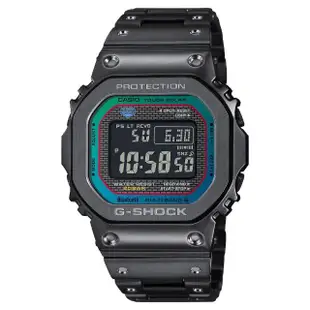 【CASIO 卡西歐】G-SHOCK 方形金屬電子錶(GMW-B5000BPC-1)