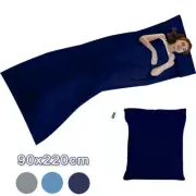 Ultralight Single Sleeping Bag Liner Hostel Travel Sheet Sleep Sack Solft Campin