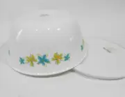 Corelle HAWAIIAN Hawaii 28-oz SOUP CEREAL BOWL Cover Plumeria Tropical TURQUOISE