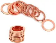 10 Pieces/Set Sump Plug Oil Seal Tools Fasteners Accessories For Car Truck Vehicle 10 * 14 * 1mm Solid Copper Crush Washers spare parts