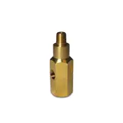 SAAS Gauge T-Piece Sender Brass Adaptor 1/8-27 NPT Gauge Accessories