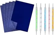IsMwav 200 Sheets Graphite Tracing Paper Carbon Transfer Paper 8.3x11.5 Inch Blue for Tracing