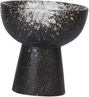 OSOLADY Decorative Ceramic Ice Cream Cup High Base Versatile Dessert Bowl for Ice Cream Yogurt and Snacks Elegant Design for Home Parties and Restaurants