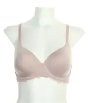 SPANX Mauve Undie-tectable Lightly Lined Demi Bra Women's Size 36DD L118709