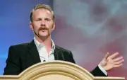 Filmmaker Morgan Spurlock accepts the award for Documentary Title - Old Photo 3