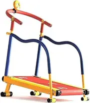 Kids Fitness Exercise Equipment, Children's Treadmill, Non Motorized Treadmill with LED Display, for Family Kindergarten to Exercise
