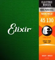 Elixir 14202 Nanoweb Bass Light 45-130 5 String