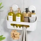 Shower Caddy Suction Cup, Shower Organizer Removable Bathroom Shelf, Storage Suc