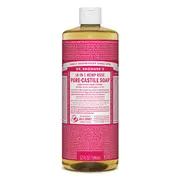 Dr. Bronner's Pure-Castile Soap Liquid (Hemp 18-in-1) Rose 946ml