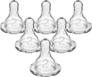 Dr. Browns 2 Natural Flow Level 2 Standard Nipple - 6 Count