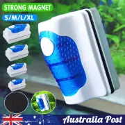 Magnetic Fish Tank Brush Algae Magnet Aquarium Glass Aquatic Cleaner Cleaning