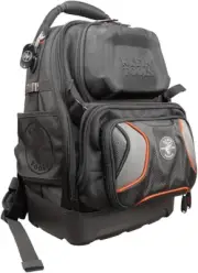 55485 Tool Bag Backpack, Durable Electrician Backpack with 48 Pockets for Hand T