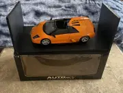 Vintage 1/18 AUTOART LAMBORGHINI Murcielago Roadster Concept Car ORANGE