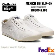 Onitsuka Tiger MEXICO 66 SLIP-ON WHITE/WHITE 1183C141 100 UNISEX Japan F/S