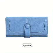 Coin Wallet with Multiple Card Slots, Retro Credit Card Holder, Large Capacity Zipper Clutch and Wallet