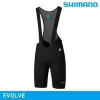 在飛比找PChome24h購物優惠-SHIMANO EVOLVE 吊帶車褲 / 黑色