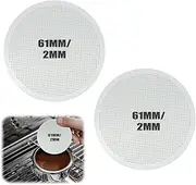2Pcs Stainless Steel Coffee Filter Reusable for AeroPress Coffee Maker