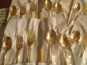 Gold plated flatware_1881 Rogers by ONEIDA LTD.