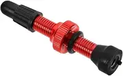 CHICAMPERA Vacuum Air Door Core Air Valve Extension Tubeless Tire Valve Stems Core Tire Valve Stem Caps Presta Valve Stem Caps Stem Caps for Mountain Bikes Vehicle Accessories Metal Red