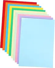 Homoyoyo 50 Sheets Colored Cardstock Paper Smooth Finish Crafting and Printing Paper for Scrapbooking Card Making DIY Projects and School Supplies Versatile Heavyweight