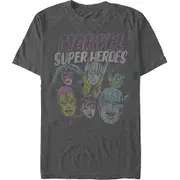 Superhero Head Shots Marvel Comics T-Shirt