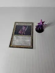 Yugioh Dungeon Dice Monsters Knight of Twin Swords ST-01 Figure and Card