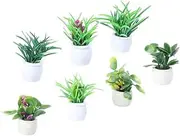 7 Pcs Construction Model Grass Pot Resin Christmas Decor Miniature Plants Artificial Faux Potted Plants Mini Stuff Indoor Plant Pots 1 12 Scale Grass Mushroom Mini Grass