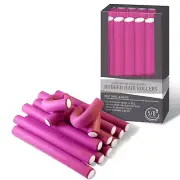 My Beauty Spot Hair Rollers – 12 Flexible No-Heat Curling Rods, 5/8" Diameter