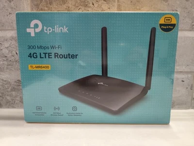 New TP-Link TL-MR6400 300mbps Wireless N 4G LTE Nano Sim Card Router Ver 7.0