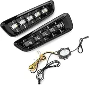 XTevu Daytime Running Light, LED DRL Lamp, Compatible with 2016-2018, White LED Front Light Assembly, LED Running Light Kit