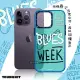 YOUNGKIT原創潮流 iPhone 14 Pro Max 6.7吋 爵士系列 律動色彩防摔手機殼 藍調週末