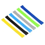 Beach Towel Bands, 6in1 Set 9.84x1 Inch Silicone Towel Chair Clips, 6 Colors