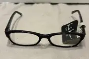 NICOLE MILLER PD58.5 Black/Grey Tortoise Womens Reading Glasses +1.0