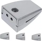 KALLORY 4Pcs Desk Partition Support Clips Divider Clamp for Screens Sturdy Holders for Office Privacy Panels and Space Organization