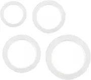 HOLIDYOYO 5 Pack Silicone Sealing Rings Gasket Replacement for Kitchen Supplies Bar Gadgets Silicone Seals Fit Capsule Machines