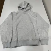 Abercrombie Fitch Essential Popover Hoodie Light Heather Grey M