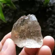 35g 31mm Rare Nirvana Quartz Natural Clear Golden Hair Rutilated Quartz Specimen