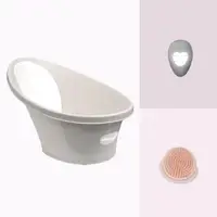 在飛比找PChome24h購物優惠-【英國Shnuggle】月亮澡盆3件組(澡盆+沐浴刷+水溫計