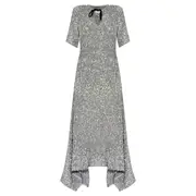[GANNI] 3D Sequins Long Dress