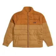 Size Medium Brixton Cass Puff Jacket - Copper Washed