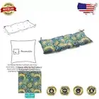 44” x 18.5” Plush Polyester Cushion - Weather-Resistant for Bench & Swing