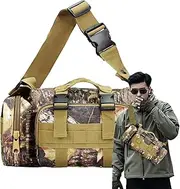 Tree Stand Bag - Camouflage Capacity Camouflage Hunting Template Bag Waterproof Treestand Gear Organiser with Multiple Pockets, Adjustable Waist Straps and Shoulder Strap for Comfortable Carrying